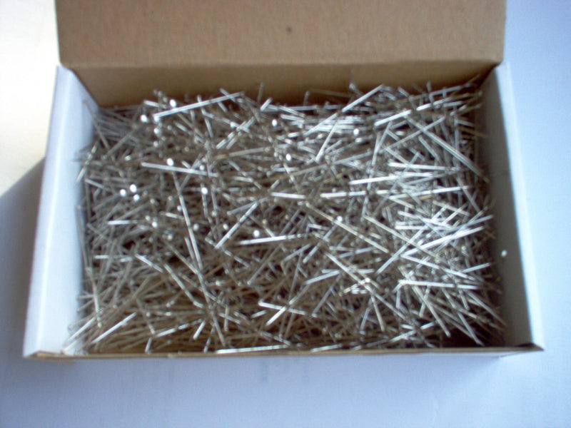 Stahlstecknadeln 0,60x34mm gehärtet vernickelt