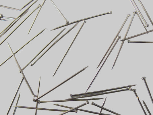 Stecknadeln 0,85x30mm mit Stahlkopf